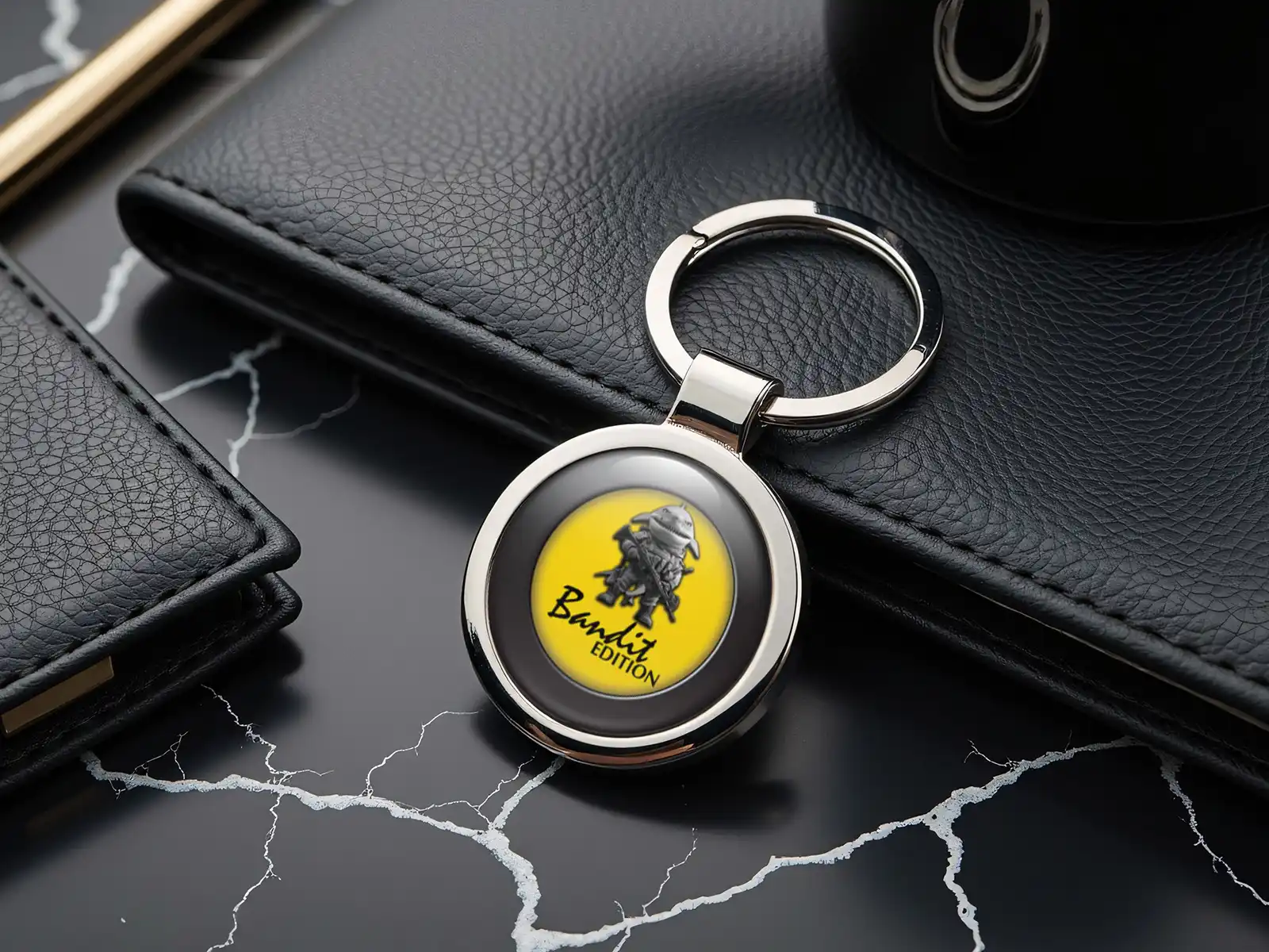 Coach Keyring Steel Force Stylish